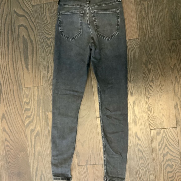 Top shop Jamie jeans 26 w 32 length grey skinny - Picture 2 of 3